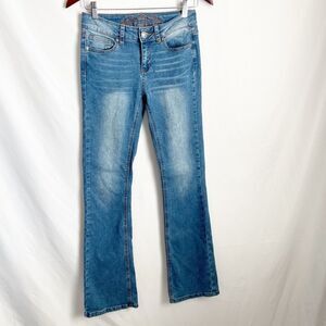 Wax Jeans Boot Cut Stretch Medium Wash Sz 5